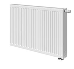 Paneelradiator, Radson Integra HP 22, HxL=300x400mm, 384W (75/65/20), wit, RAL9016, aansluiting links rechts