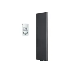Elektrische sierradiator, Radson PAROS V E, HxL=1800x380mm, 750W, wit, RAL9016
