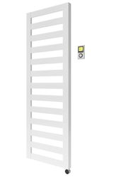 Elektrische sierradiator, Radson Figuresse Rasp E, HxL=1222x606mm, 400W, wit, RAL9016