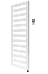 Radiateur décoratif, Radson Figuresse Rasp E, HxL=1222x606mm, 400W, blanc, RAL9016