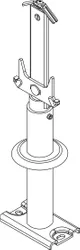 standconsole vr plint type 22,33 - 44 in chape standaard kleur RAL 9016 radson