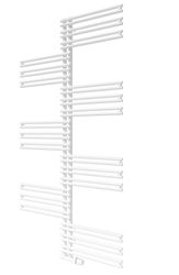 Radiateur décoratif, Radson Figuresse Twist, HxL=1194x910mm, 706W (75/65/20), blanc RAL9016, racord  à gauche  à droite