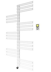Radiateur décoratif, Radson Figuresse Twist E, HxL=1194x910mm, 600W, blanc, RAL9016