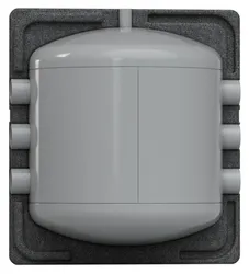 Buffervat, Reflex Storatherm Heat Mini H 50, 50 liter, staal, klasse B, Ø490x547mm, met isolatie