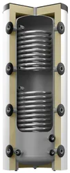 Buffervat, Reflex Storatherm Heat HF 1000/2, 1000 liter, staal, klasse C, Ø990x2115mm, met isolatie