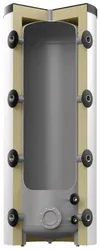 Buffervat, Reflex Storatherm Heat HF 300/R_C, 300 liter, staal, klasse C, Ø797x1342mm, met isolatie