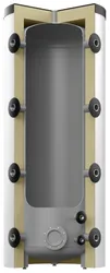 Buffervat, Reflex Storatherm Heat HF 1500/R_C, 1500 liter, staal, klasse C, Ø1240x2120mm, met isolatie