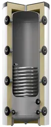 Buffervat, Reflex Storatherm Heat HF 2000/1, 2000 liter, staal, klasse C, Ø1442x2173mm, met isolatie