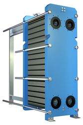 Échangeur de chaleur à plaques, Reflex Longtherm, 60 plaques, vissé, DN 60, 16bar