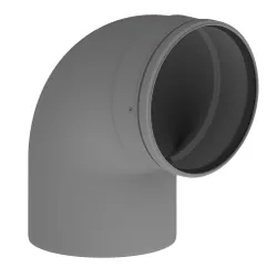 enkelwandige rookgasbocht Remeha RGA 90° Ø150mm kunststof