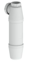 Siphon pour écoulement des condensats. PP blanc RA L 9001.