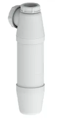 Siphon pour écoulement des condensats. PP blanc RA L 9001.