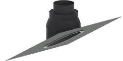 verstelbare loodslab d: 60/100 incl glijschaal 25-45 RAL 7021