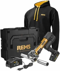 Persmachine, Rems Akku-Press, accu, met koffer, 2.5Ah, met oplaadeenheid