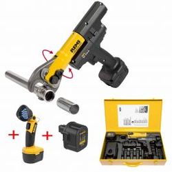 Machine à sertir, Rems Mini-Press ACC, accu, avec coffre, 2.5Ah, avec cuvette de chargement