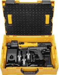 Persmachine, Rems Mini-Press, accu, met koffer, 2.5Ah, met oplaadeenheid
