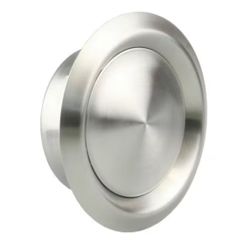 Bouche d'extraction, Renson, Ø150mm, circulaire, aspect acier inox