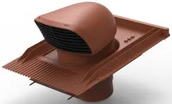 traversée de toiture pour conduit d’air circulaire Renson plastique Ø180mm H456mm