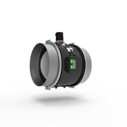 Vanne de régulation pour conduit d’air circulaire, Renson Healthconnector, 250mm, aluminium