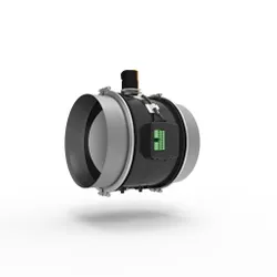 Vanne de régulation pour conduit d’air circulaire, Renson Healthconnector, 250mm, aluminium