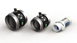 Vanne de régulation pour conduit d’air circulaire, Renson Healthconnector, Slave, 125mm, aluminium