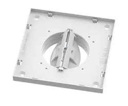 roosterbasis d: 125 - 174x174 - regelbaar wit renson