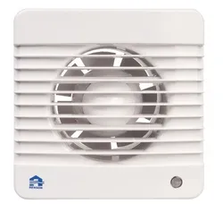 Badkamerventilator, Renson Waves Base, 7401H, Ø100mm, met hygrostaat, met timer