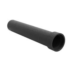 buis geisoleerd EPP d: 180mm 1m zwart (incl mof) set buis + mof renson