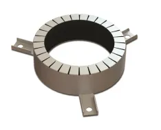 Brandmanchet buis, Rf-t MG2-A, staal, Ø75mm, rond