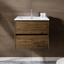 meuble de lavabo Riho Porto 600x520x450mm chêne