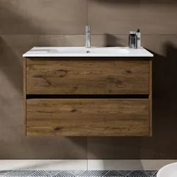 wastafelmeubel Riho Porto 800x520x450mm eiken