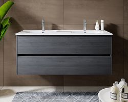 meuble de lavabo Riho Porto 1200x520x450mm antracite