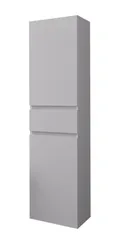 PORTO kolomkast 40x32x160cm 2 deuren + 1 lade soft close - hoogglans wit