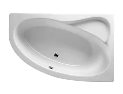 RIHO BA64005 LYRA BAD 153.5X100 VERSIE LINKS WIT Riho zonder pootset01U (RIHO5060)