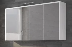 Spiegelkast, Riho Porto, 1200x600x200mm, wit, met verlichting bovenzijde, aan-/uitschakelaar