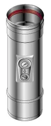 enkelwandige rookgashulpstuk Roccheggiani SPG/SP2 inox met lipring 622