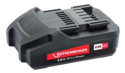 Accu pour outils électriques, Rothenberger, 2Ah, 18V, Li-HD