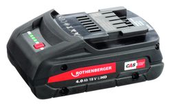 Accu pour outils électriques, Rothenberger, 4Ah, 18V, Li-HD