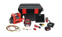 Rocaddy 120cl R32 digital HVAC set rothenberger