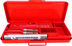 rocheck-set hoekplaatwaterpas in koffer rothenberger (ex 70667)