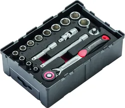 DOPPENSET 1/4 inch, 17-DELIG, ROBOX Rothenberger (ex 1000002180)