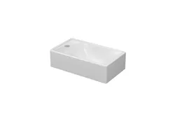 Fontein porselein 40x23 glans wit kraangat L