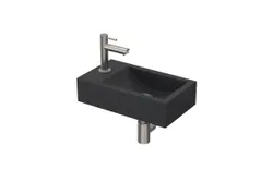 handenwasser Sanibell roestvaststaal ( RVS ) 400x230mm