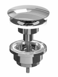 Afvoerplug stop& go chroom