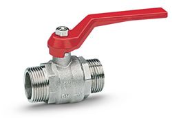 Vlinderkraan recht met volle doorlaat, 1/2" MM, PN16, Sanutal