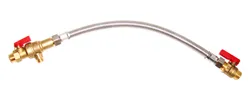vulset 1/2 MM CAb beveiliging l:400 mm bolkr.,flex in epdm met inox mantel