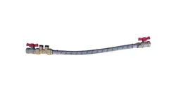 vulset 1/2 inch l:400mm FF EPDM flexibel NIET GEKEURD