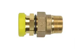 PLT-overgangskoppeling, messing, DN20 x 3/4" M, gas, Sanutal Flexikit PLT CLAP