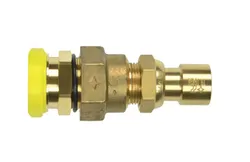 PLT-overgangskoppeling, messing, DN25 x 1" koperen buis, gas, Sanutal Flexikit PLT CLAP