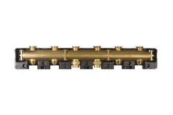 Verdeler voor CV 2" + 2 x 5/4", PAW, messing